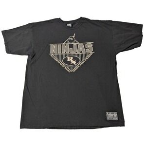 ROCKSMITH NINJA SQUAD CREEPIN WHILE U SLEEPIN Men XL Black T-Shirt Made In USA‎